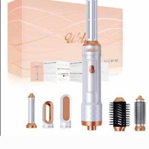 6 In 1 Hair Air Wrap Styler Professional Hair Straightener Curler Styling Beauty